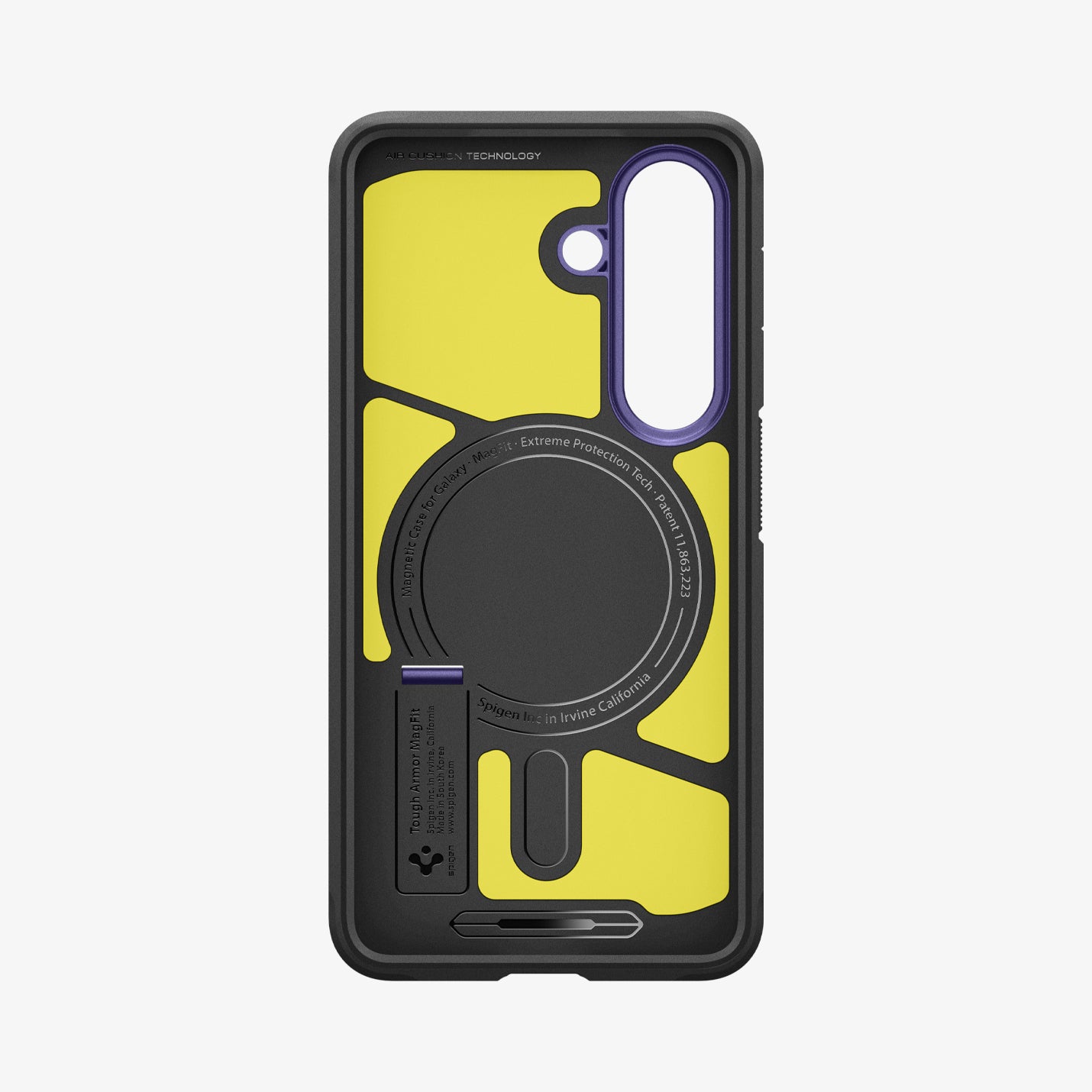 ACS11168 - Galaxy S26 Case Tough Armor (Mag Fit) Ash Violet showing front inside of case