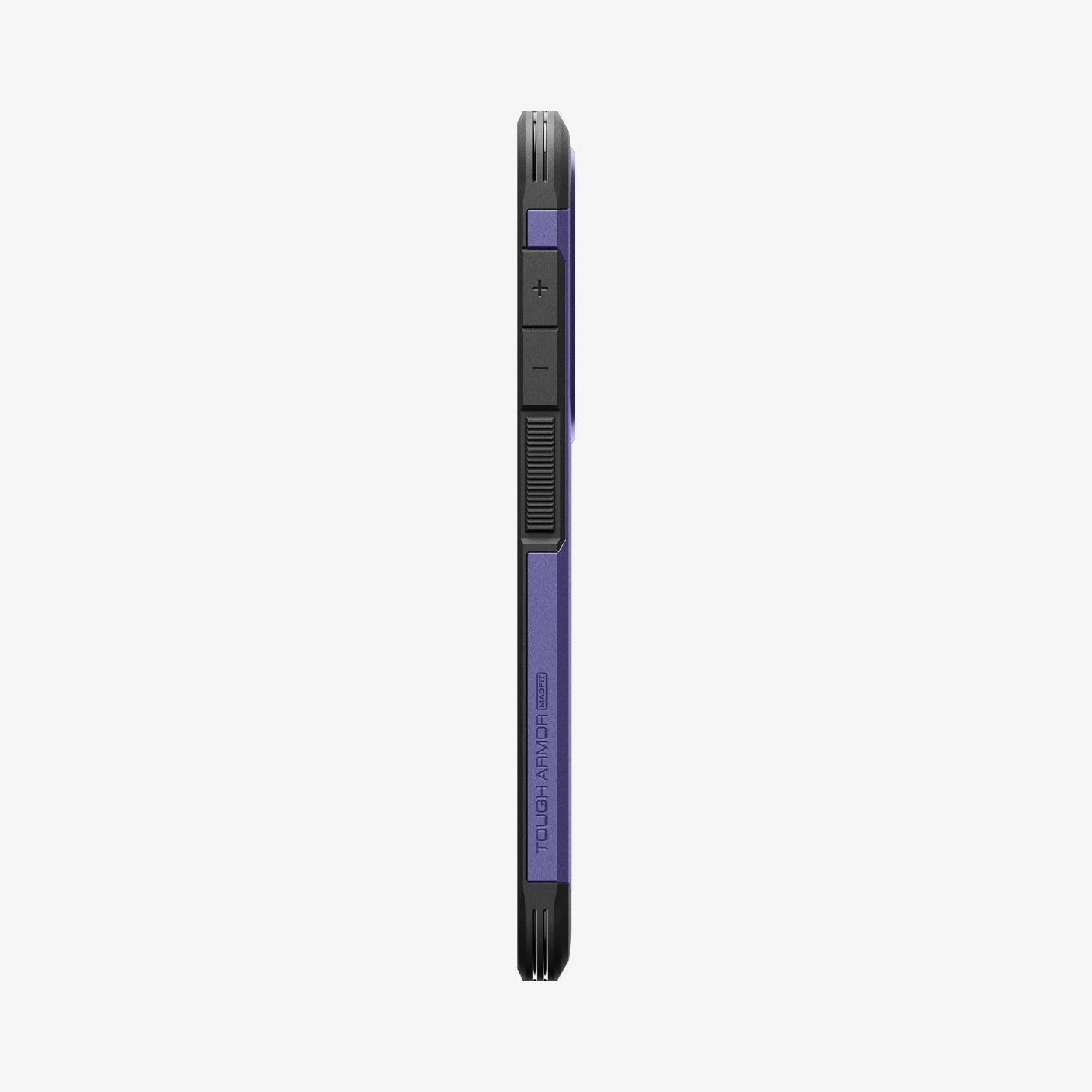 ACS11165 - Galaxy S26 Plus Case Tough Armor (Mag Fit) Ash Violet showing the side