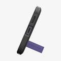 ACS11168 - Galaxy S26 Case Tough Armor (Mag Fit) Ash Violet showing bottom of case with kickstand out