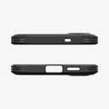 ACS11051 - Galaxy S26 Plus Case Tough Armor (Mag Fit) Black showing the top and bottom