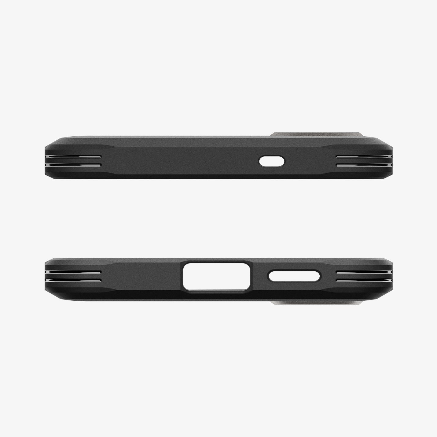 ACS11052 - Galaxy S26 Plus Case Tough Armor (Mag Fit) Gunmetal showing the top and bottom