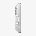 ACS11061 - Galaxy S26 Case - Ultra Hybrid S (Mag Fit) Clear White showing the back and partial side