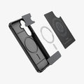ACS11641 - Galaxy S26 FE Core Armor (Mag Fit) showing exploded view of Galaxy S26 FE Core Armor case with built in magnetic ring and internal protective layers