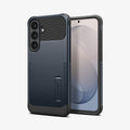 ACS11642 - Galaxy S26 FE Slim Armor (Mag Fit) showing front and back views of Galaxy S26 FE with Slim Armor case and raised protective edges
