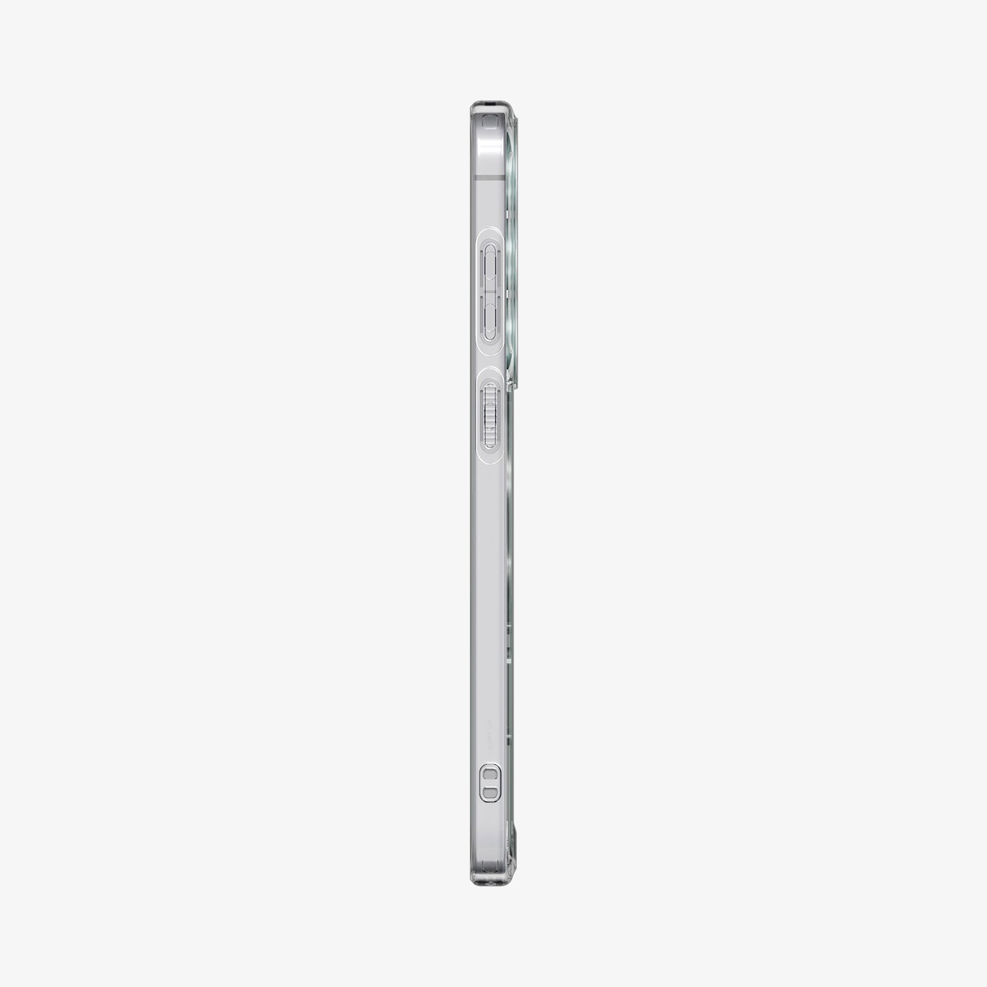 ACS11636 - Galaxy S26 FE Ultra Hybrid (Mag Fit) showing side profile of Galaxy S26 FE with slim clear edges and covered buttons