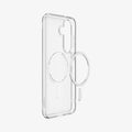 ACS11636 - Galaxy S26 FE Ultra Hybrid (Mag Fit) showing clear Ultra Hybrid Mag Fit case with built in magnetic ring and alignment magnet