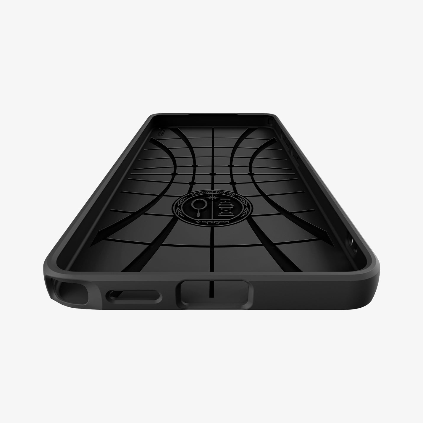 ACS11204 - Galaxy S26 Ultra Liquid Air in Marble Gray showing inside