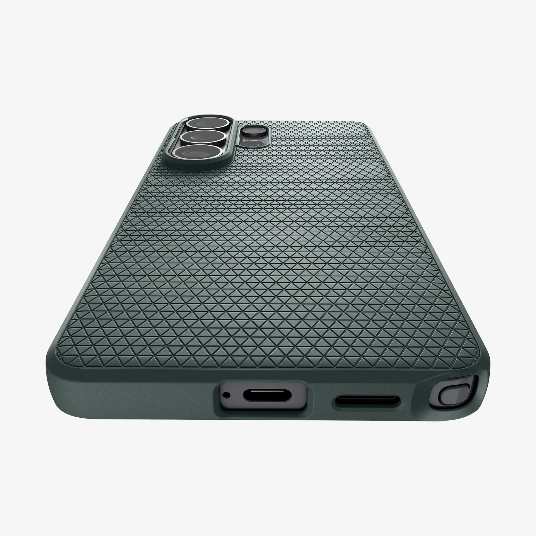 ACS11026 - Galaxy S26 Ultra Liquid Air (Mag Fit) in Abyss Green showing the back
