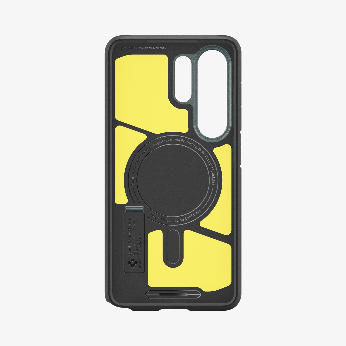 ACS11035 - Galaxy S26 Ultra Case Tough Armor (Mag Fit) Abyss Green showing front inside of case