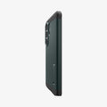 ACS11035 - Galaxy S26 Ultra Case Tough Armor (Mag Fit) Abyss Green showing the back and partial side
