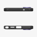 ACS11162 - Galaxy S26 Ultra Case Tough Armor (Mag Fit) Ash Violet showing the top and bottom