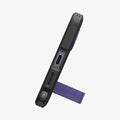 ACS11162 - Galaxy S26 Ultra Case Tough Armor (Mag Fit) Ash Violet showing bottom of case with kickstand out