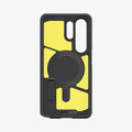 ACS11033 - Galaxy S26 Ultra Case Tough Armor (Mag Fit) Black showing front inside of case