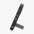 ACS11034 - Galaxy S26 Ultra Case Tough Armor (Mag Fit) Gunmetal showing bottom of case with kickstand out
