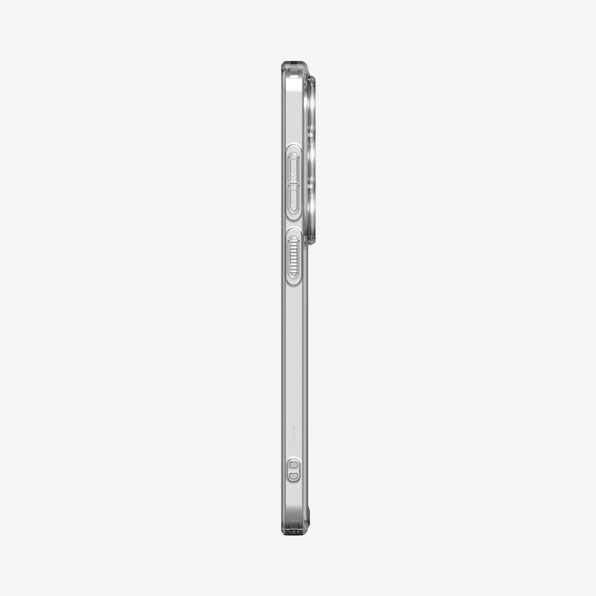 ACS11030 - Galaxy S26 Ultra Case Ultra Hybrid Crystal Clear showing the side