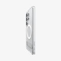 ACS11032 - Galaxy S26 Ultra Case - Ultra Hybrid S (Mag Fit) Clear White showing the back and partial side