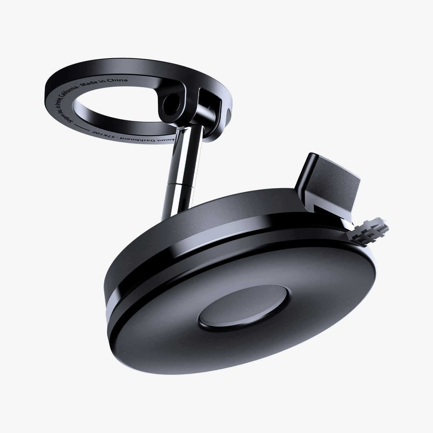 ACP11667 - STIK Dashboard Car Mount | STK100 (Mag Fit) showing a close-up of the mount's underside showing the ring and lock tab