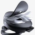 ACP11657 - Exploded view of Spigen MagSafe car mount showing suction cup and magnetic ring layers