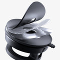 ACP11839 - Close-up of the Spigen STK120 quick-release lever mechanism used to detach the mount ring from its base