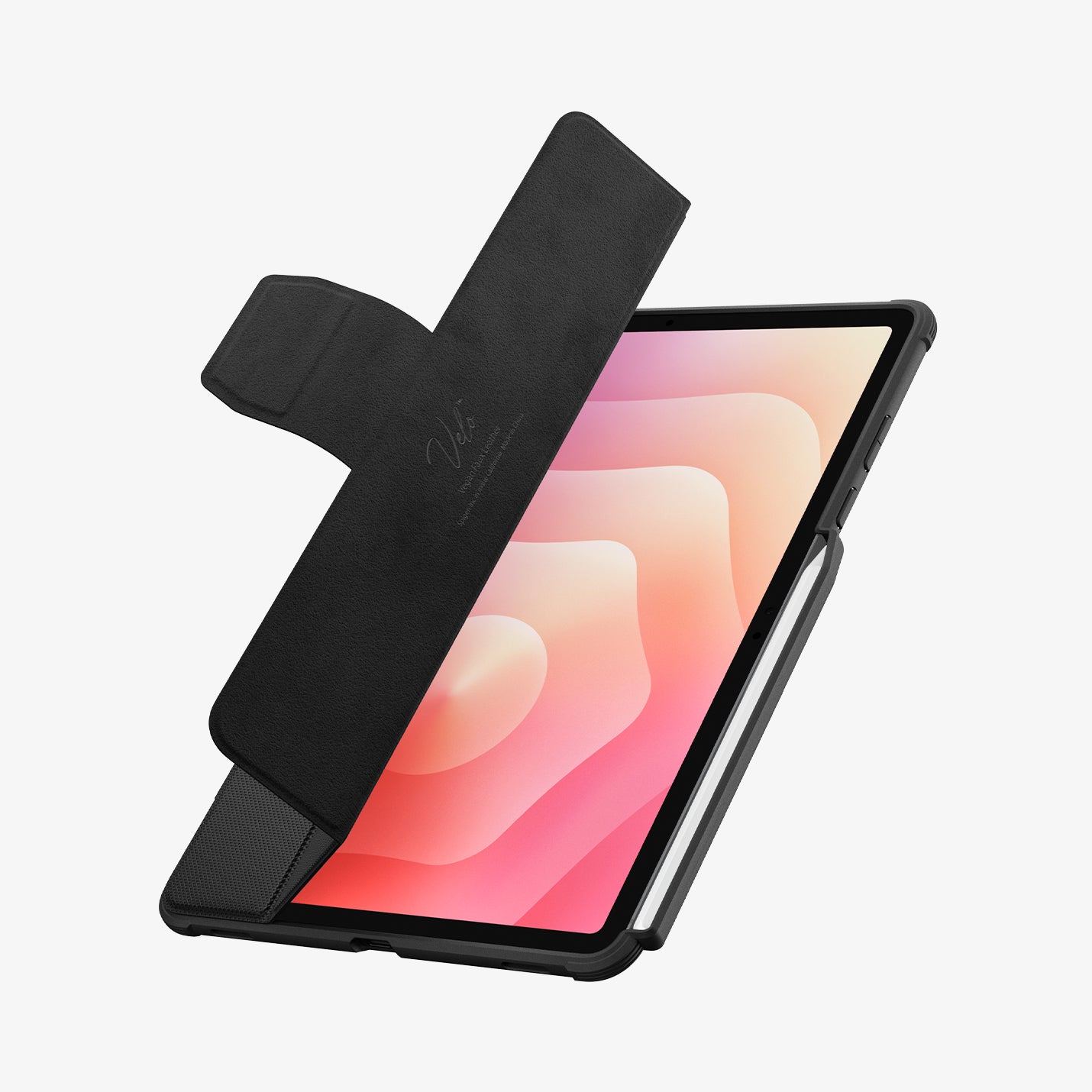 ACS10149 - Galaxy Tab S11 Rugged Armor Pro showing the front with cover slightly open
