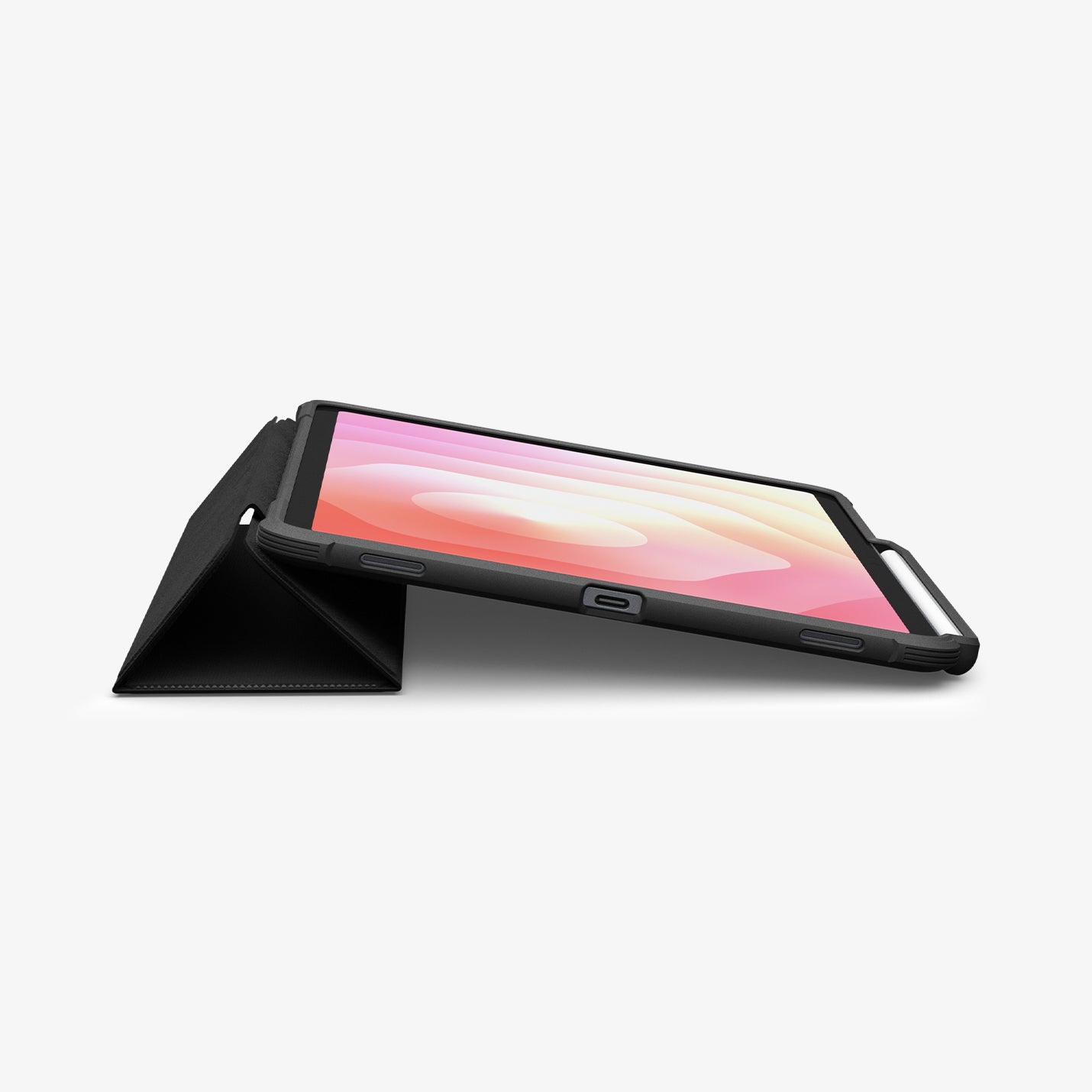 ACS10149 - Galaxy Tab S11 Rugged Armor Pro showing device propped up by built in kickstand