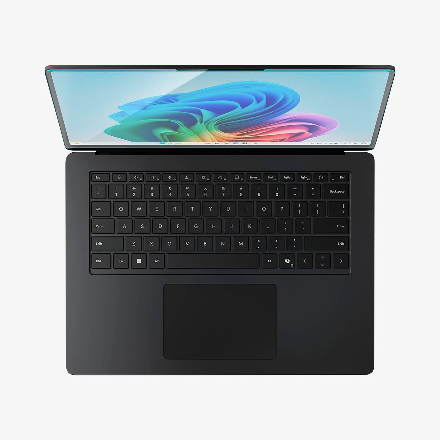 AGL08633 - Microsoft Surface Laptop 15-inch (2024) Glas.tR SLIM showing the partial front, and bottom
