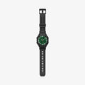 ACS08427 - Galaxy Watch Ultra (47mm) Rugged Armor Pro in Matte Black showing the front and sides band in full length