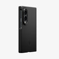 ACS11559 - Galaxy Z Fold 8 Air Fit Pro (Mag Fit) Black showing the side profile of the Galaxy Z Fold 8 with the Air Fit Pro MagFit case, folded closed with the dual camera cutout.