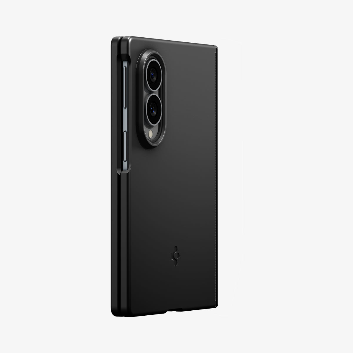ACS11559 - Galaxy Z Fold 8 Air Fit Pro (Mag Fit) Black showing the side profile of the Galaxy Z Fold 8 with the Air Fit Pro MagFit case, folded closed with the dual camera cutout.