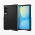 ACS11799 - Galaxy Z Fold 8 Core Armor (Mag Fit) Matte Black showing an angled front and back view of the Galaxy Z Fold 8 with the Core Armor MagFit case, 