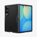 ACS11799 - Galaxy Z Fold 8 Core Armor (Mag Fit) Matte Black showing an angled front view of the Galaxy Z Fold 8 with the Core Armor MagFit case, folded open with the 