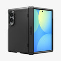 ACS11557 - Galaxy Z Fold 8 Slim Armor Pro (Mag Fit) Black  showing two Galaxy Z Fold 8 units with the Slim Armor Pro MagFit case, front and back angled views highlighting the dual camera cutout and hinge bar.