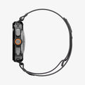 AMP11614 - Galaxy Watch Ultra Series - Athlex Air showing the Galaxy Watch Ultra with the Athlex Air band on a thin cord-style strap, side profile view.