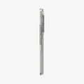 ACS11498 - Galaxy Z Fold 8 Ultra Ultra Hybrid Pro (Mag Fit) showing side profile of Galaxy Z Fold 8 Ultra clear case with slim hinge edge