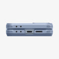 ACS09808 - Galaxy Z Flip 7 FE Series Tough Armor Pro (MagFit) in Sierra Blue showing the top and bottom sides