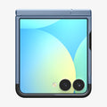 ACS09562 - Galaxy Z Flip 7 Case Tough Armor Pro (MagFit) in sierra blue showing the back screen with device folded