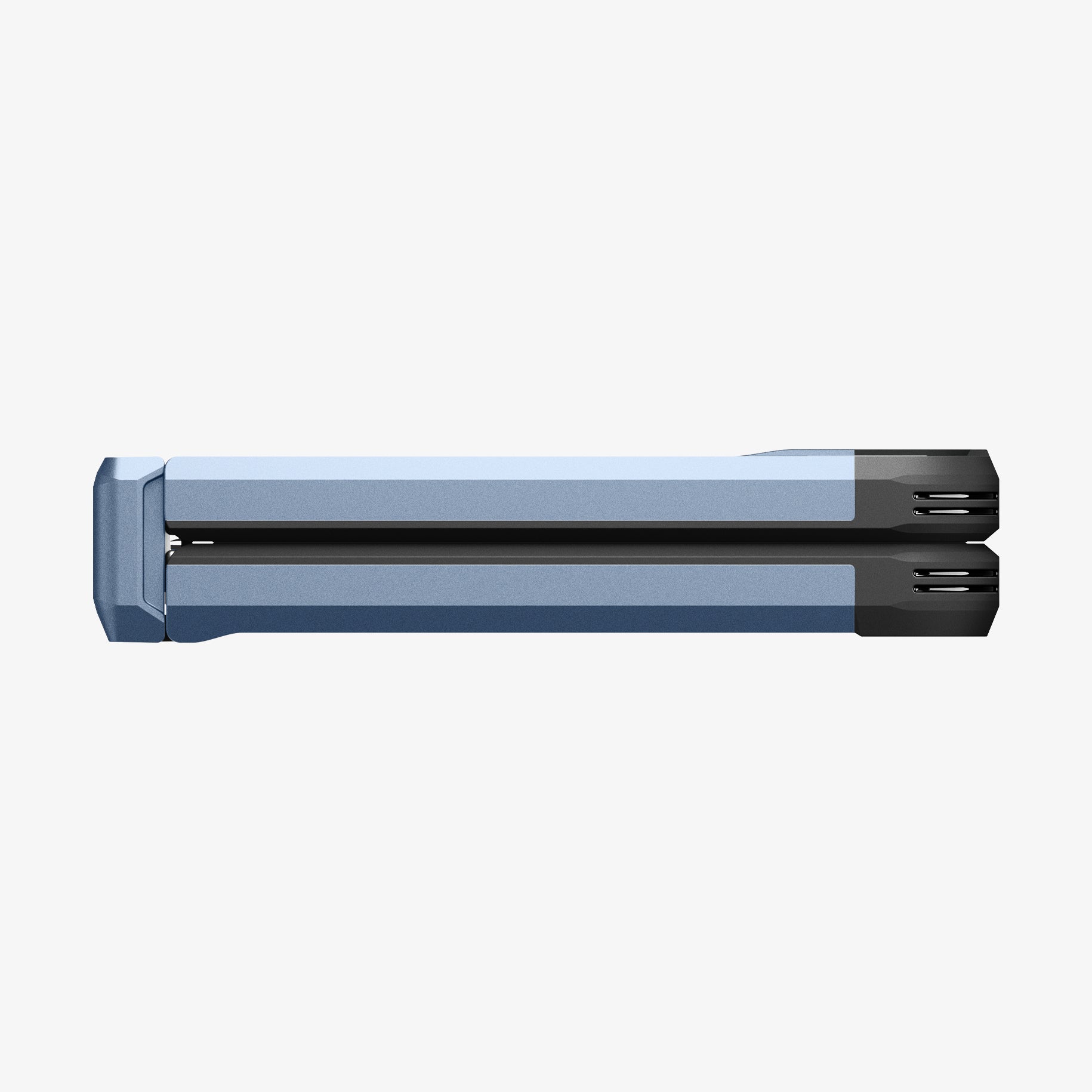 ACS09562 - Galaxy Z Flip 7 Case Tough Armor Pro (MagFit) in sierra blue showing the top