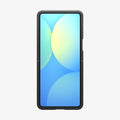 ACS09562 - Galaxy Z Flip 7 Case Tough Armor Pro (MagFit) in sierra blue showing the front with device fully open