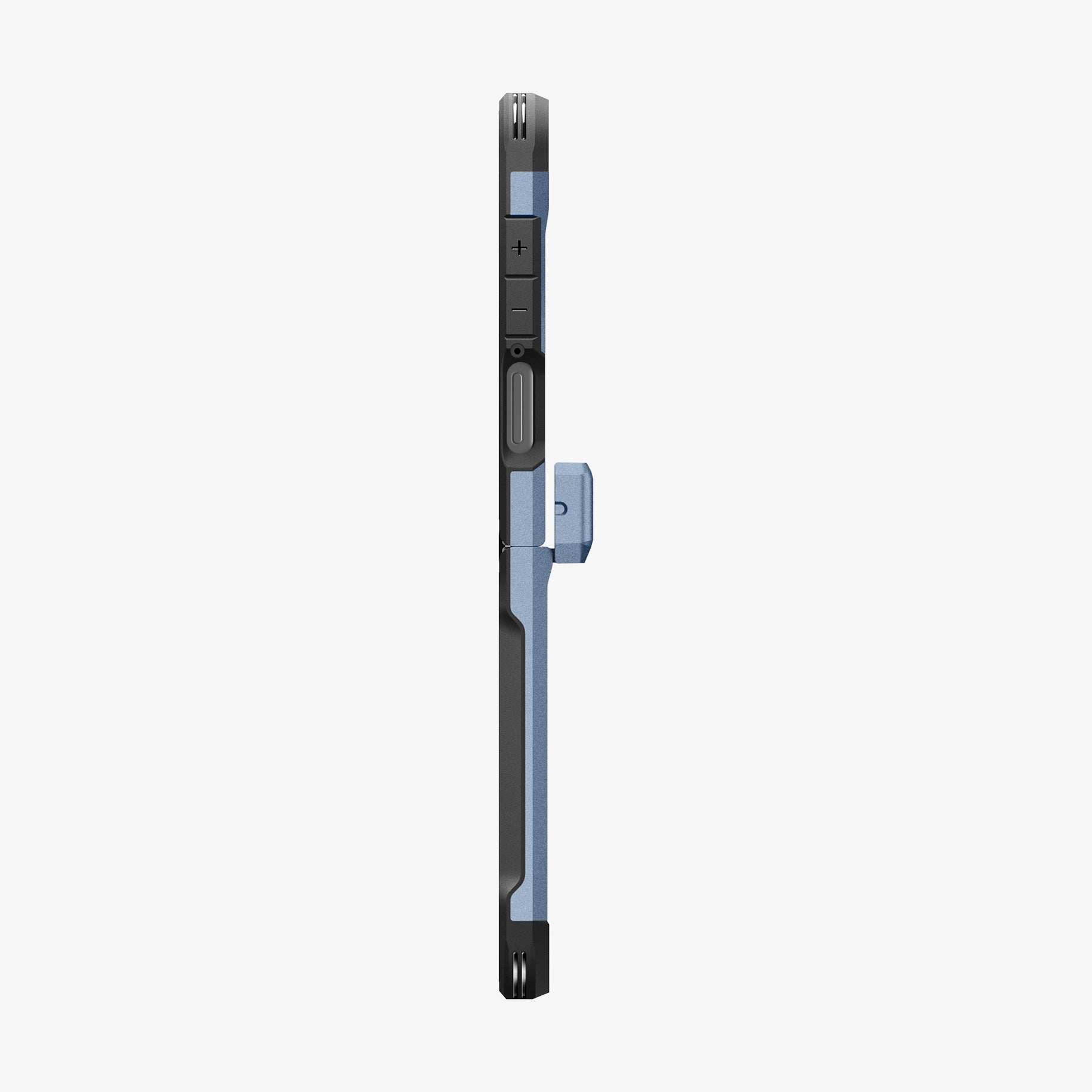 ACS09562 - Galaxy Z Flip 7 Case Tough Armor Pro (MagFit) in sierra blue showing the side
