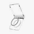 ACS11515 - Galaxy Z Flip 8 Series - Ultra Hybrid Pro (Mag Fit) showing a close-up top-down view of the case's hinge bar with the 