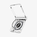 ACS11516 - Galaxy Z Flip 8 Series - Ultra Hybrid Pro Neo One (Mag Fit) showing a close-up top-down view of the case's hinge bar with the 