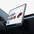 AGL07152 - Model 3 (2024-2025) Highland Screen Protector GLAS.tR EZ Fit | Anti-Glare Highland in Clear Matte showing the screen protector installed on the screen monitor