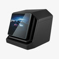 AGL07680 - Tesla Cybertruck (2024) Screen Protector Glas.tR SLIM Anti-Glare (Rear) in Clear showing the front of a device with the screen protector installed