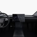 AGL10820 - Model Y Juniper (2025+) Screen Protector GLAS.tR EZ Fit | 16 inch showing the front of the monitor with installed screen protector