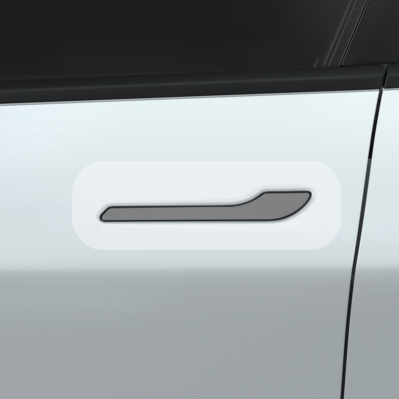 AFL06989 - Tesla Model Y & 3 Platinum Shield Car Door showing the front view installed onto door