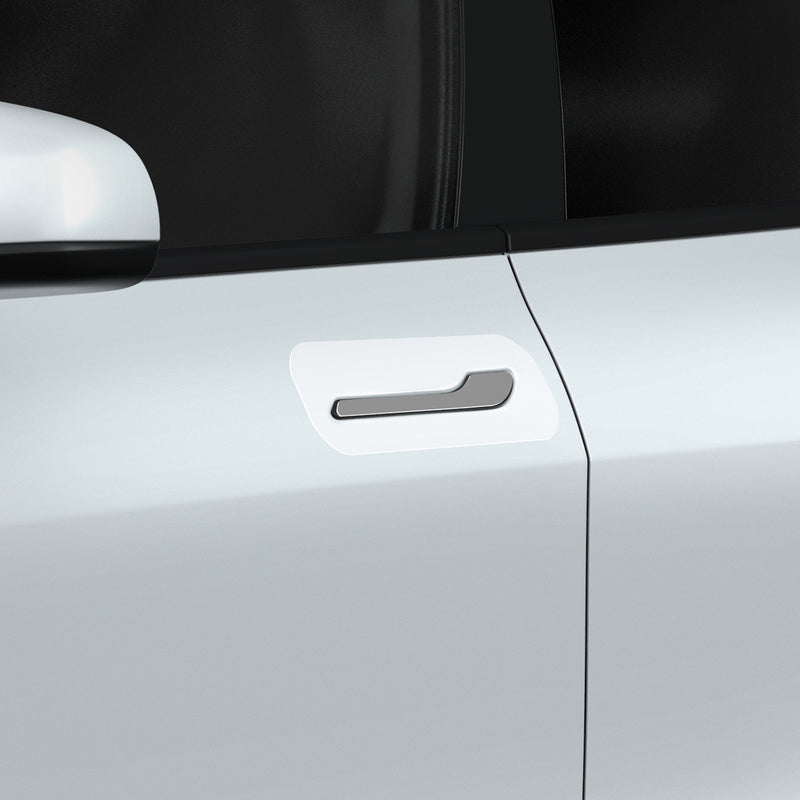 AFL06989 - Tesla Model Y & 3 Platinum Shield Car Door showing the front side view installed on door