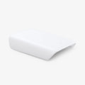 ACP07645 - Tesla Model Y & 3 Armrest Cover TO240 in White showing the top and side