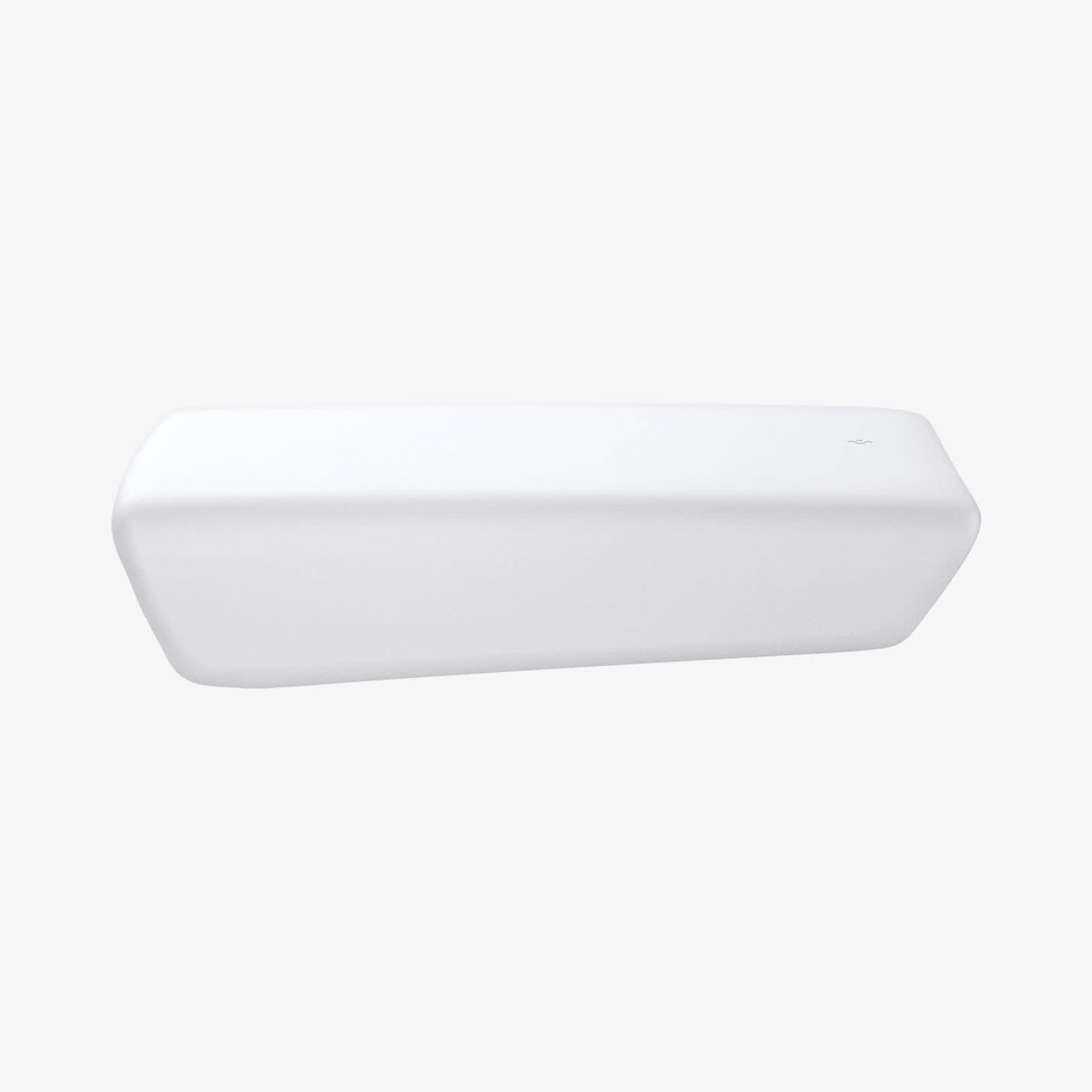 ACP07645 - Tesla Model Y & 3 Armrest Cover TO240 in White showing the side and partial top