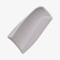 ACP12200 - Tesla Model Armrest Cover TO240H in Zen Gray showing the underside of the armrest cover with raised edges designed to wrap around the console lid.