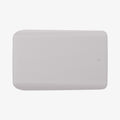 ACP12200 - Tesla Model Armrest Cover TO240H in Zen Gray showing a top view of the armrest cover with a smooth rectangular surface and rounded corners.